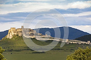 Ruin of Spissky Castle in Slovakia