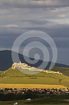 Ruin of Spissky Castle in Slovakia