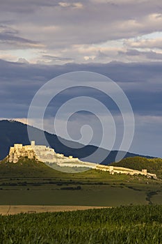 Ruin of Spissky Castle in Slovakia