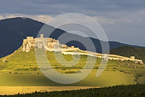 Ruin of Spissky Castle in Slovakia