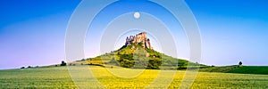 Aerial view of Spissky Castle in Slovakia