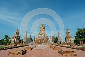 The ruin temple in Thailand