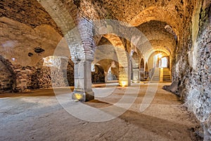 Ruin of Tocnik Castle. Old stronghold in Czech Republic