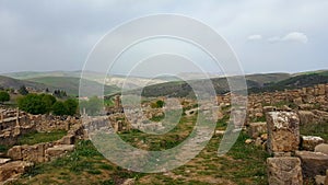 Ruin village of Djemila, Algeria photo