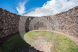 Ruinas Raqchi is a ruins and is located in Provincia de Canchis, Cusco, Peru. photo