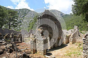 Ruine of ancient city Olympos