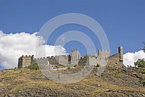 Ruine Chateau de Tourbilion in Sitten