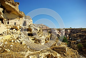 A ruined ancient dwellings