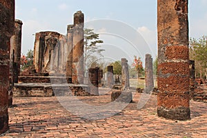 ruined buddhist temple (wat chetuphon) - sukhothai - thailand