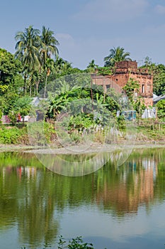 Ruined building in Panam Nagar city, Banglade photo