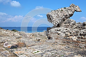 Ruined buildings at Tharros photo