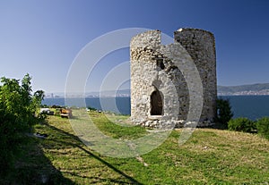 A Ruined Castle in Bulgaria, Nesebar. photo