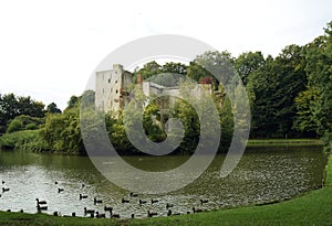 Ruined castle in Grimbergen