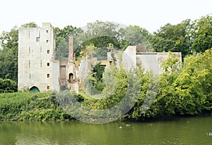 Ruined castle in Grimbergen