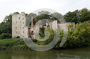 Ruined castle in Grimbergen