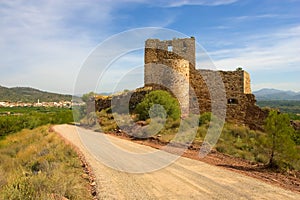 Ruined castle in spain