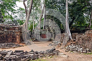 The ruined city of ancient Khmer