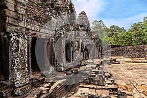 The ruined city of ancient Khmer