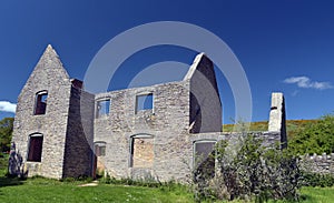 Ruined cottages, Tyneham