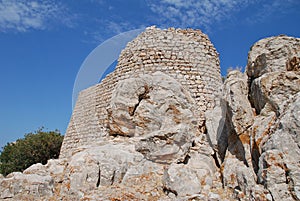 Ruined Crusader castle, Tilos