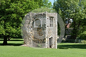 Ruined dovecote of medieval abbey