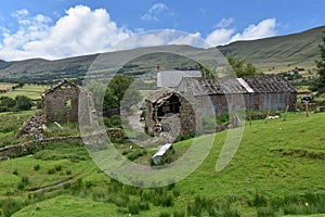 Ruined farm buildings