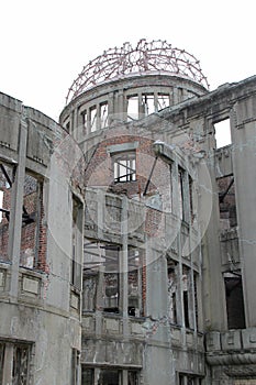 ruined genbaku dome in hiroshima (japan)