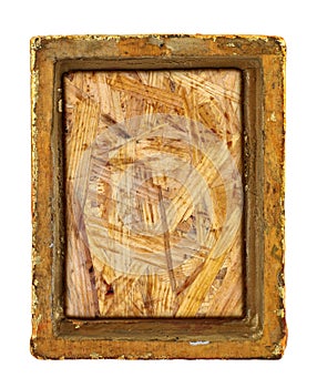 Ruined gilded frame