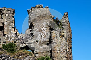 Ruined Keep of Dunure Castle Ayrshire Scotland
