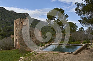 Ruined monastery Jeronimo Nuestra senyora de la Murta in Alzira Valencia at Spain