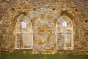 Ruined Monastery Windows