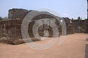 Ruined old Churche of Goa photo