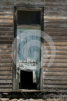 Ruined old door