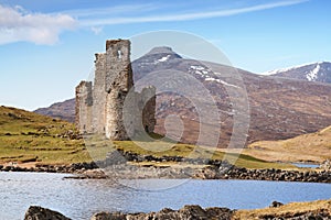 Ruined scottish castle