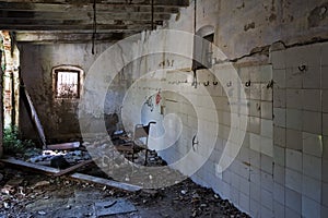 Ruined slaughterhouse photo
