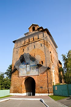 Ruined tower of Colomna kremlin