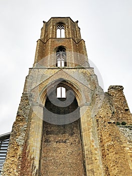 Ruined Tower, Wymondham Abbey, Norfolk, England