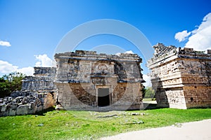 Ruined walls, El Caracol near Chichen Itza