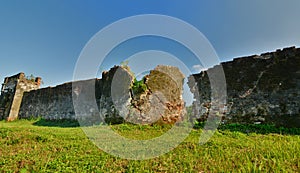 Ruined walls. Imperial City. Hue. Vietnam