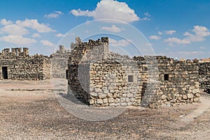 Ruined walls of Qasr al-Azraq photo