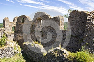 The ruined walls of The Somoska Somosko Castle