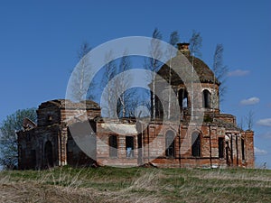 Ruinous church in Russia