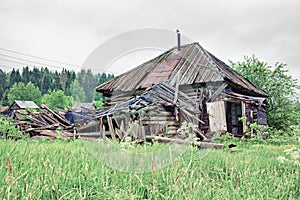 Ruinous country house photo