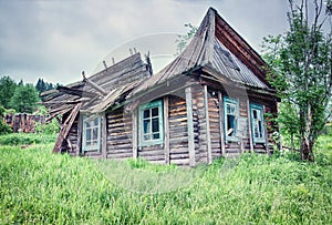 Ruinous country house photo