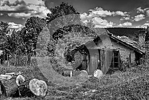 Ruinous house somehere in Bulgaria photo