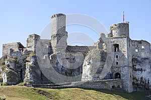 Ruins of 14th century medieval castle, Ogrodzieniec Castle,Trail of the Eagles Nests, Podzamcze, Poland