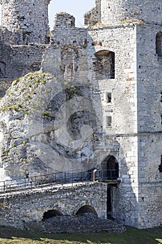 Ruins of 14th century medieval castle, Ogrodzieniec Castle,Trail of the Eagles Nests, Podzamcze, Poland