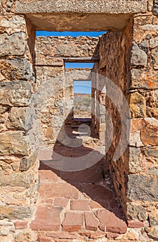 Ruins of abandon Kanyaka homestead. South Australia