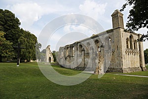 The ruins of the Abbey, Glastonbury, Somerset