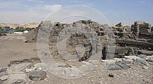 The ruins of Abu on the Elephantine Island - Aswan - Egypt